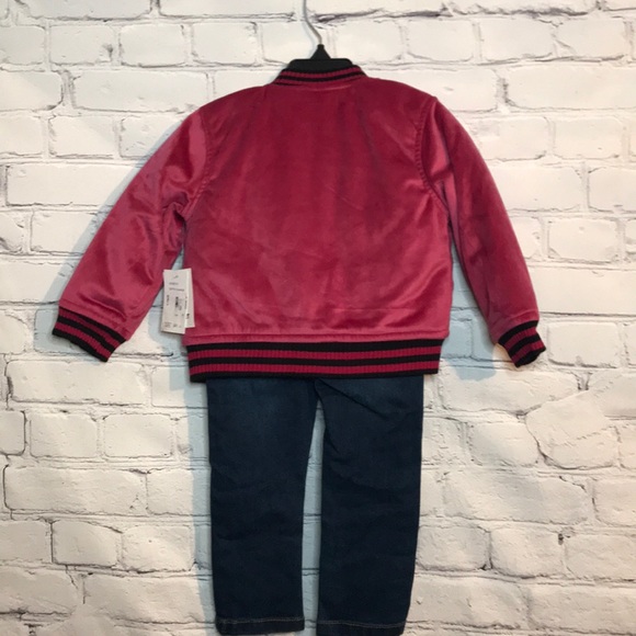 NWT Hudson Girls' Velour Jacket 3-Piece Set Outfit - Picture 16 of 16